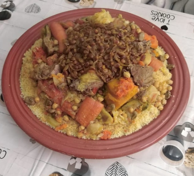 Couscous Marocain Aux Sept Légumes