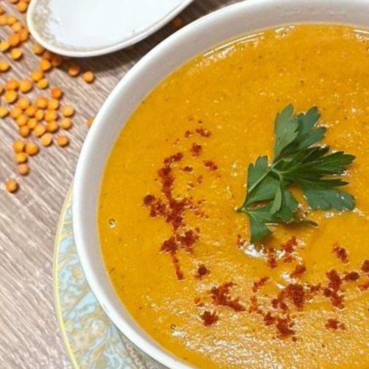 Soupe De Lentilles Corail