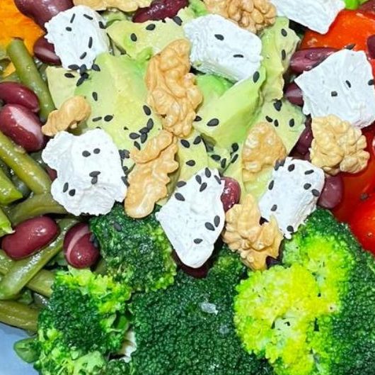 salade de pâtes aux crudités