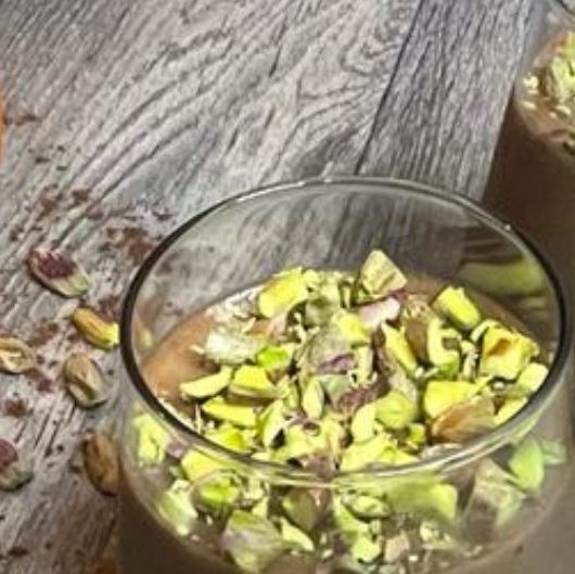 Flan de Kakis Au Cacao